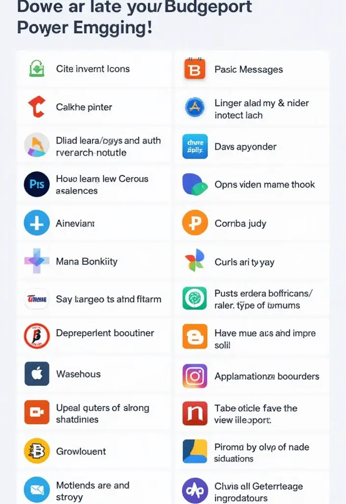 25 Budgeting Notebook Ideas to Organize Your Money - 23. Budgeting Apps and Tools Overview