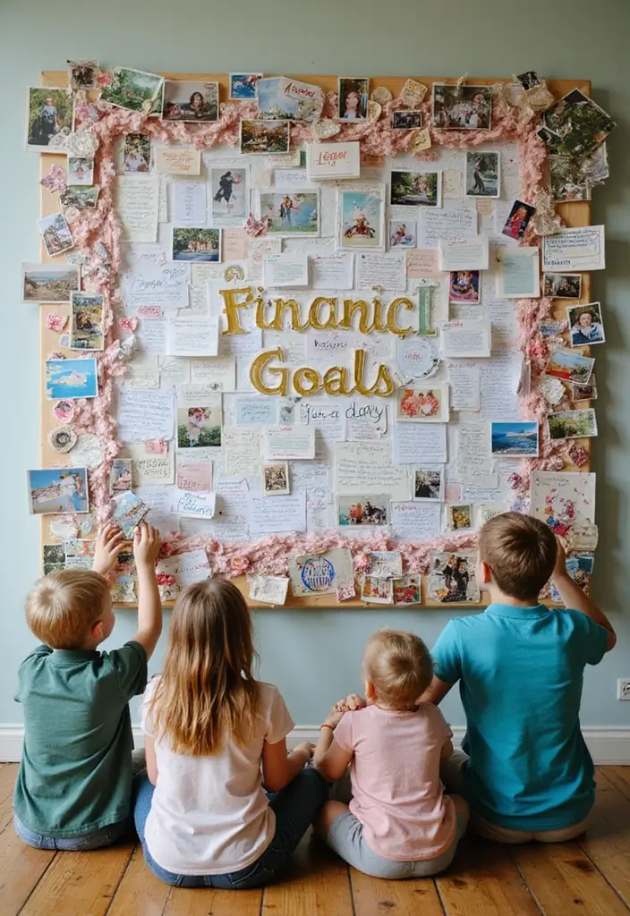 30+ Money Life Hacks to Boost Your Financial Health - 9. Create a Family Financial Goal Board