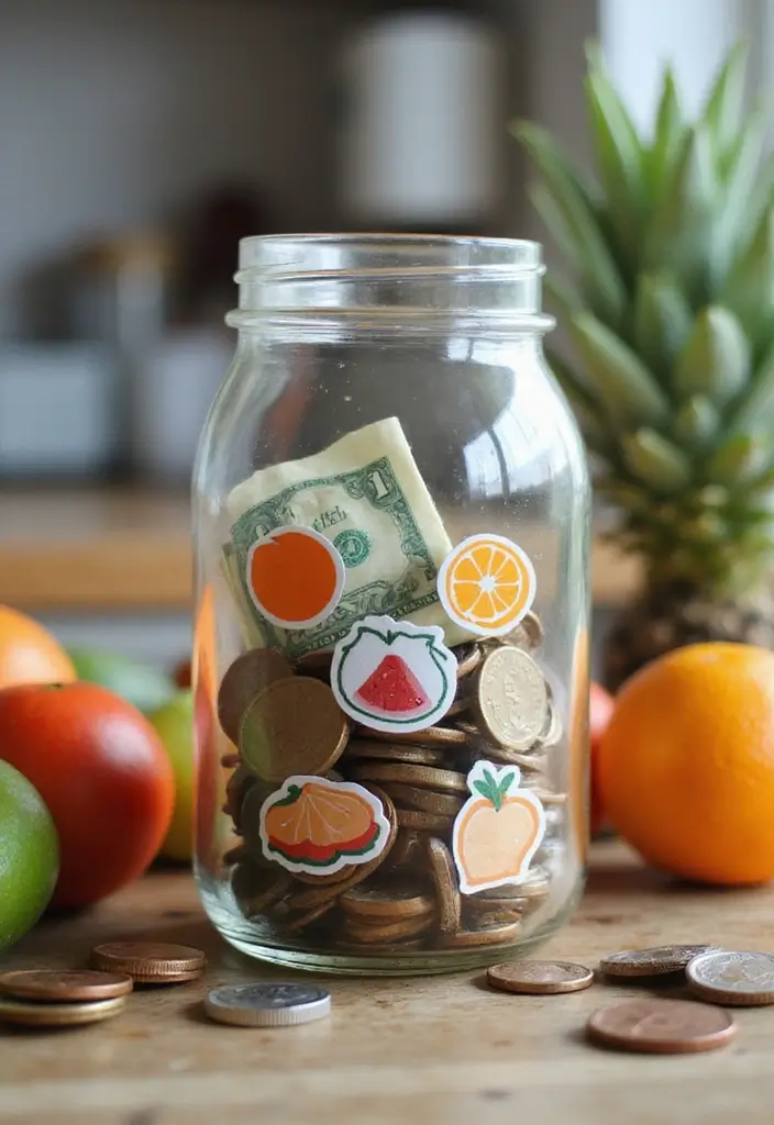 30+ Money Saving Jar Ideas to Grow Your Savings Fast - 16. The 'Grocery Savings' Jar