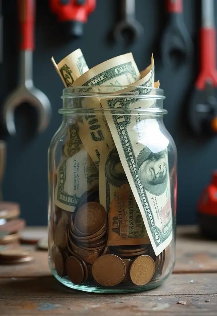 30+ Money Saving Jar Ideas to Grow Your Savings Fast - 18. The 'Car Maintenance' Jar