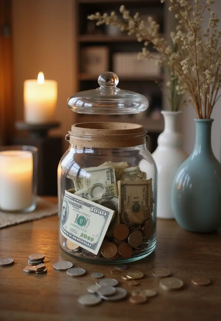 30+ Money Saving Jar Ideas to Grow Your Savings Fast - 22. The 'Home Decor' Jar