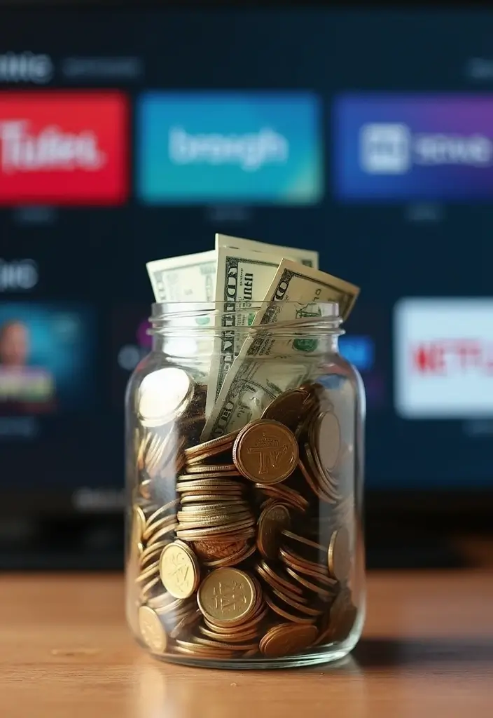 30+ Money Saving Jar Ideas to Grow Your Savings Fast - 23. The 'Subscription Services' Jar