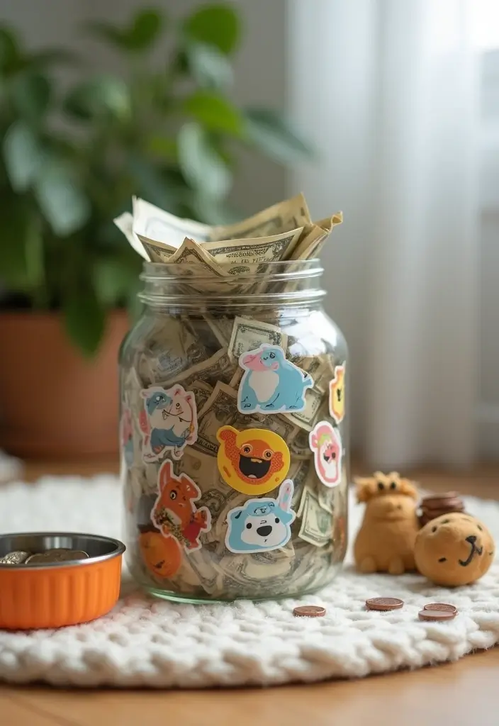 30+ Money Saving Jar Ideas to Grow Your Savings Fast - 9. The 'Pet Care' Jar