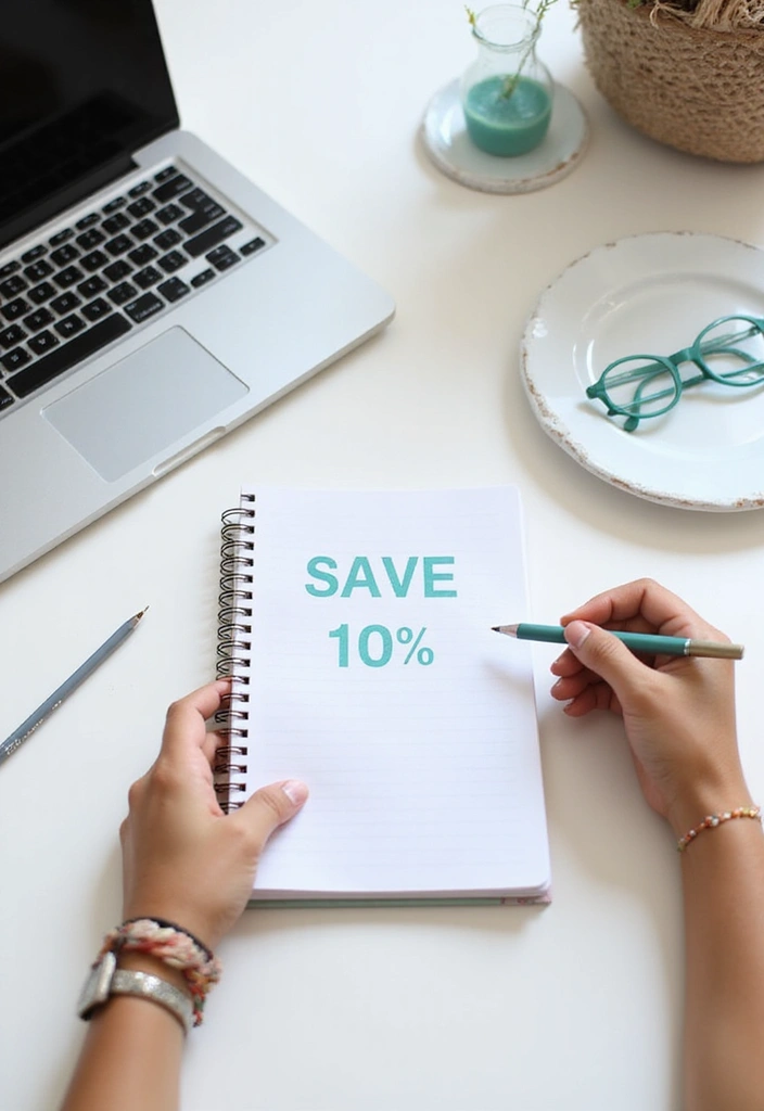 25 Biweekly Money Saving Challenge Ideas to Try This Year! - 12. The 10-Percent Challenge