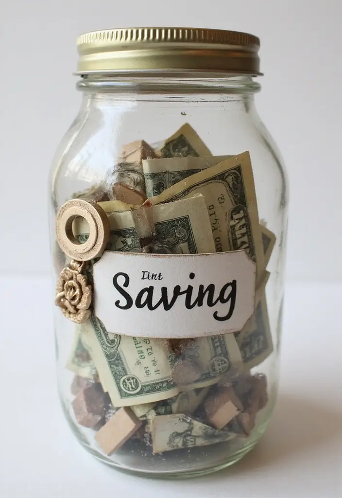 25 Biweekly Money Saving Challenge Ideas to Try This Year! - 24. The Savings Jar Challenge
