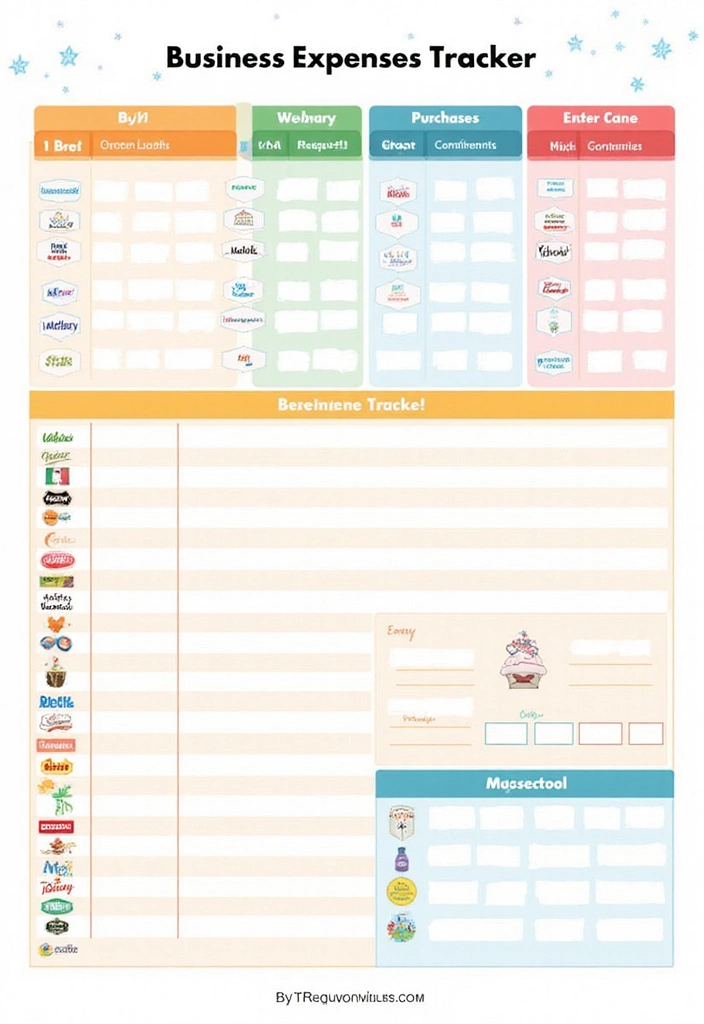 25 Budgeting Notebook Ideas to Organize Your Money - 13. Business Expenses Tracker