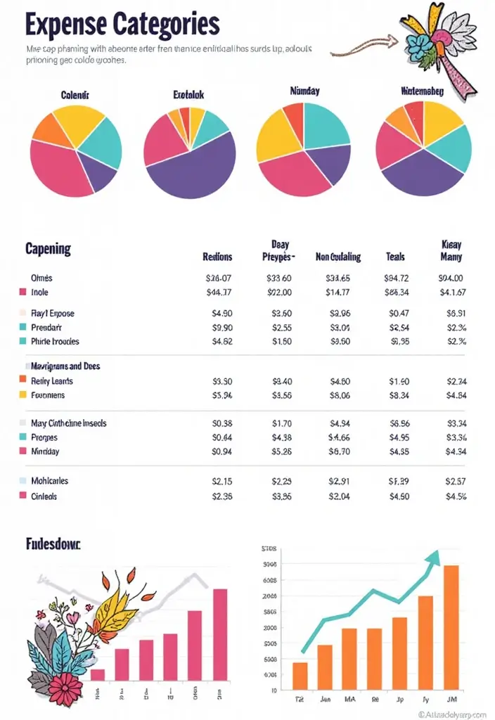 25 Budgeting Notebook Ideas to Organize Your Money - 6. Expense Categories Breakdown