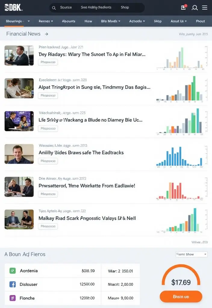 25 Creative Post Ideas for Small Business Social Media - 19. Monthly Round-Up of Financial News