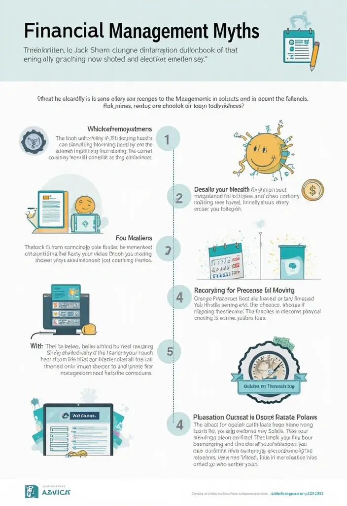 25 Creative Post Ideas for Small Business Social Media - 21. Financial Management Myths