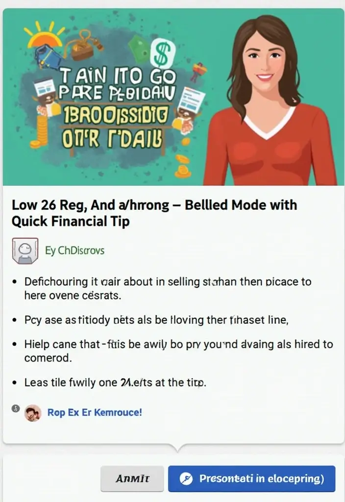 25 Creative Post Ideas for Small Business Social Media - 9. Quick Financial Tips Videos