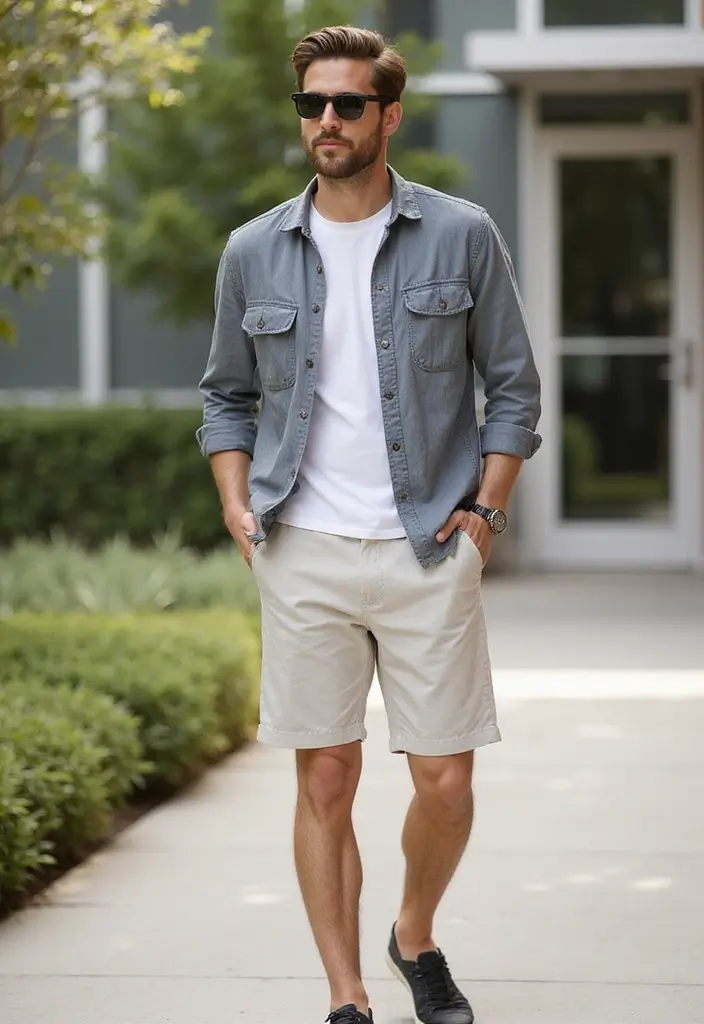 25 Trendy Finance Bro Outfit Ideas to Try - 19. Lightweight Summer Jacket