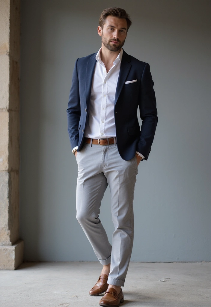 25 Trendy Finance Bro Outfit Ideas to Try - 7. Smart Casual Suit Separates