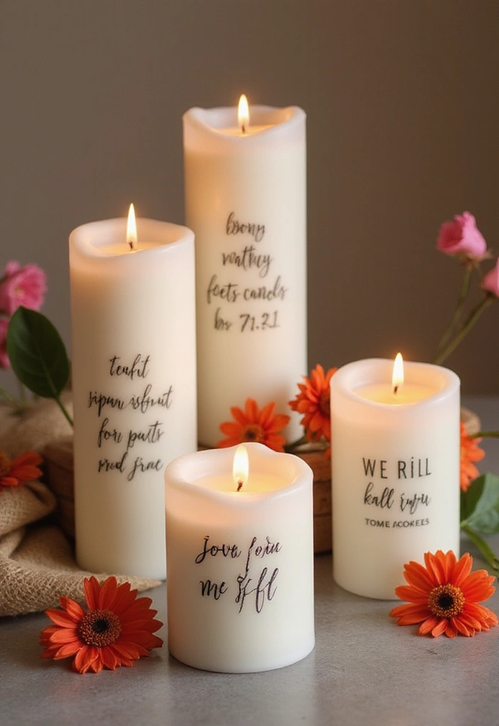 27 Candle Business Ideas That Sell Fast - 19. Personalized Candle Gifts
