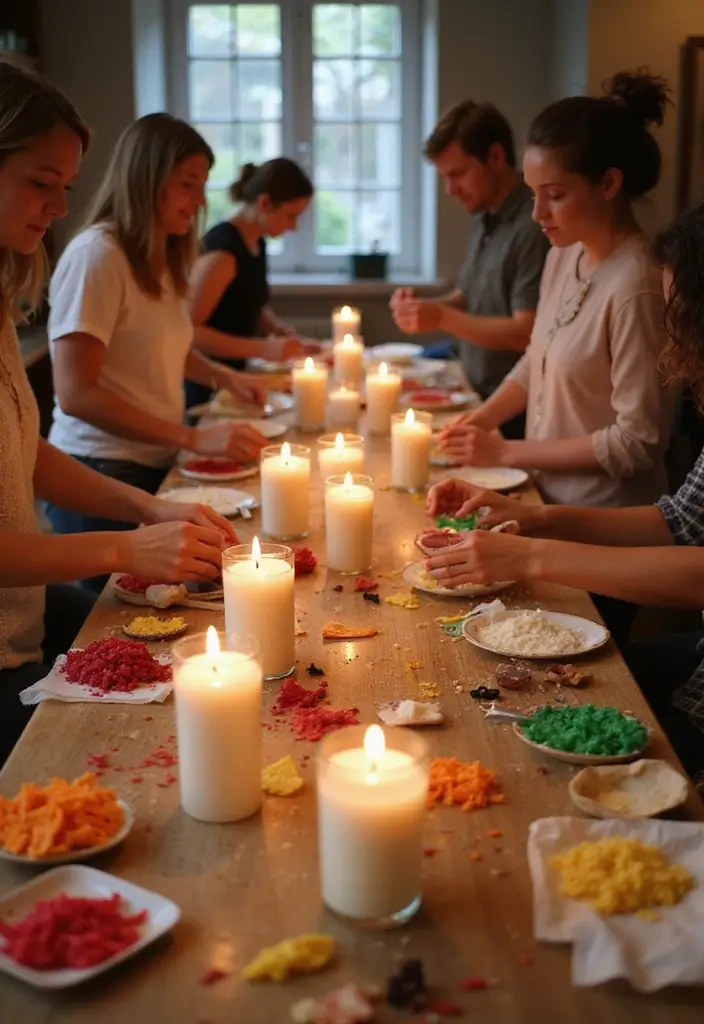 27 Candle Business Ideas That Sell Fast - 7. Candle-Making Workshops