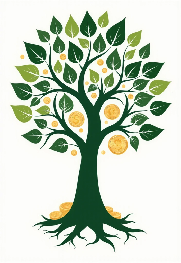 27 Creative Finance Logo Design Ideas for Inspiration - 1. Green Growth Symbols