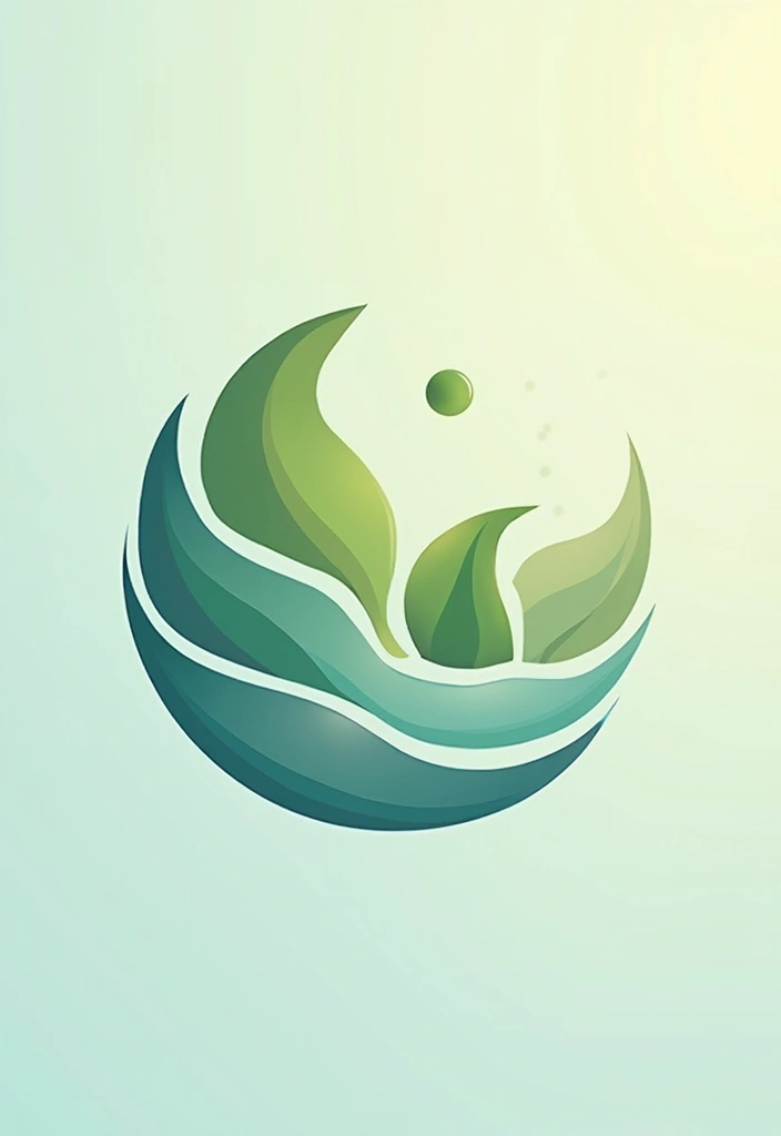 27 Creative Finance Logo Design Ideas for Inspiration - 15. Nature-Infused Patterns