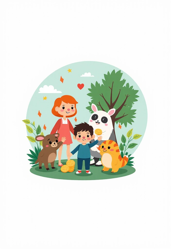 27 Creative Finance Logo Design Ideas for Inspiration - 17. Playful Cartoon Elements