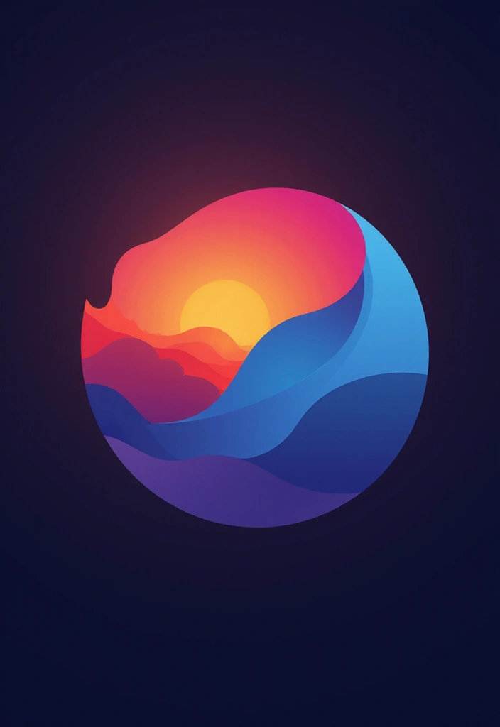27 Creative Finance Logo Design Ideas for Inspiration - 19. Gradient Effects