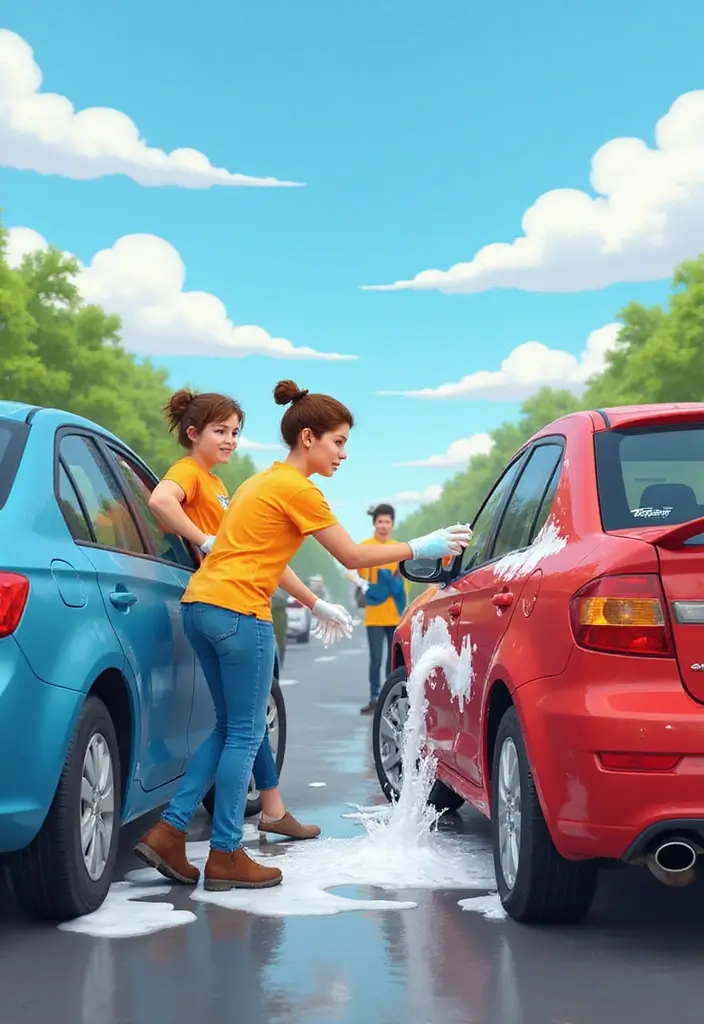 27 Easy Fundraising Ideas That Attract Donors - 18. Charity Car Wash