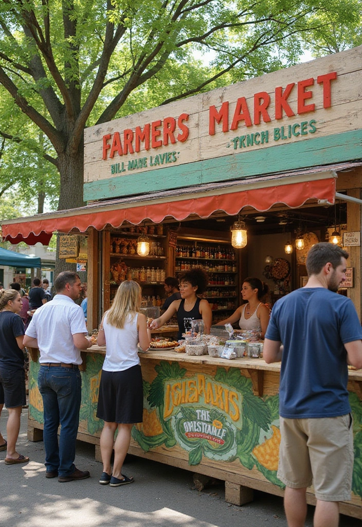 27 Profitable Food Business Ideas for Small Business Owners - 27. Local Farmers Markets