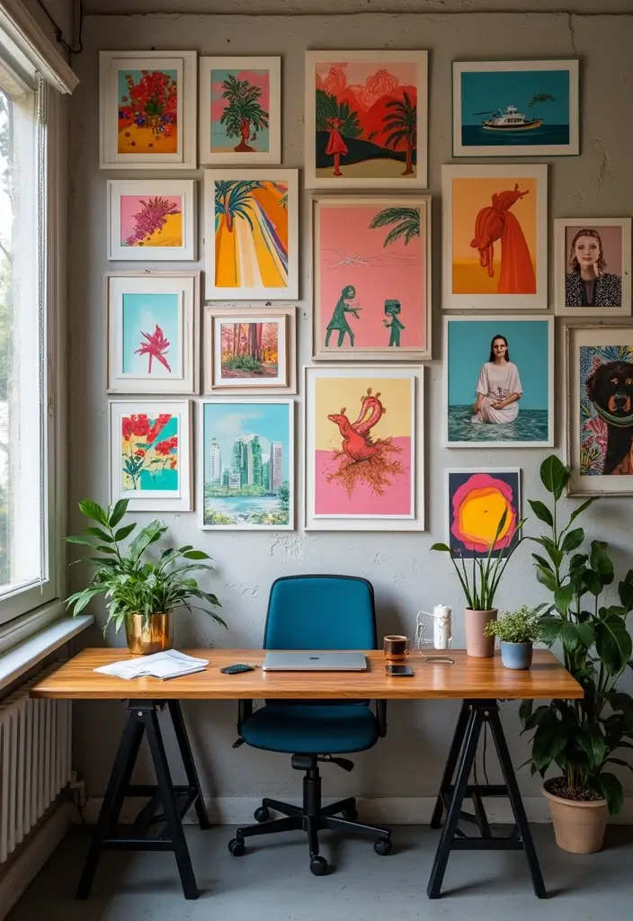 27 Small Business Office Ideas for Productivity - 20. Inspirational Artwork