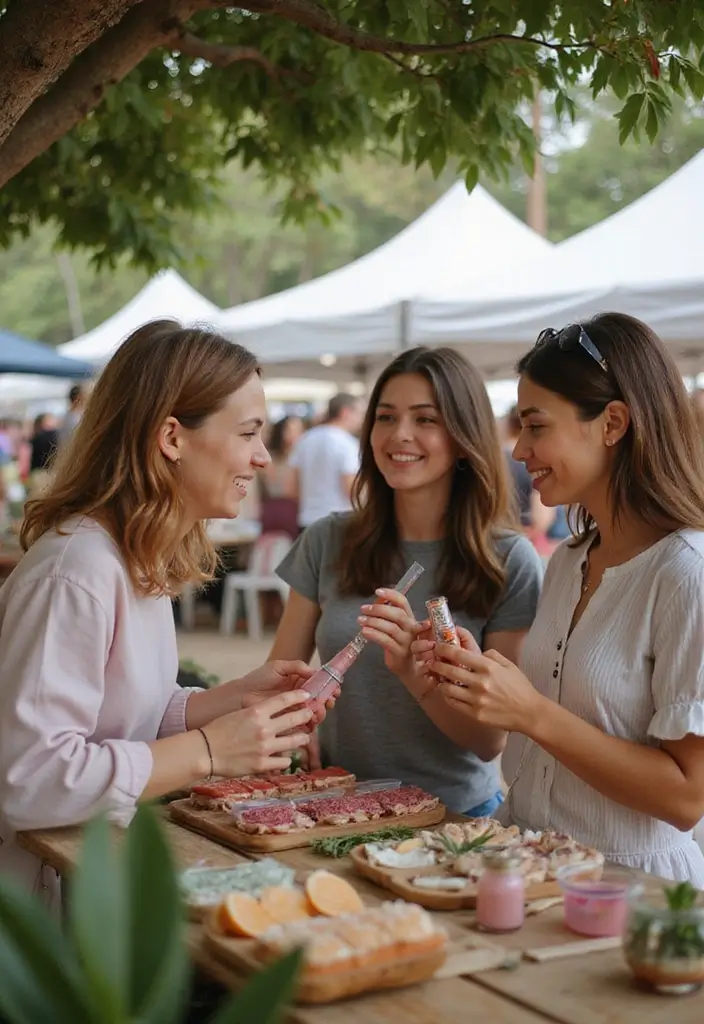 28 Eco-Friendly Lip Gloss Business Ideas for Entrepreneurs - 13. Sampling Events