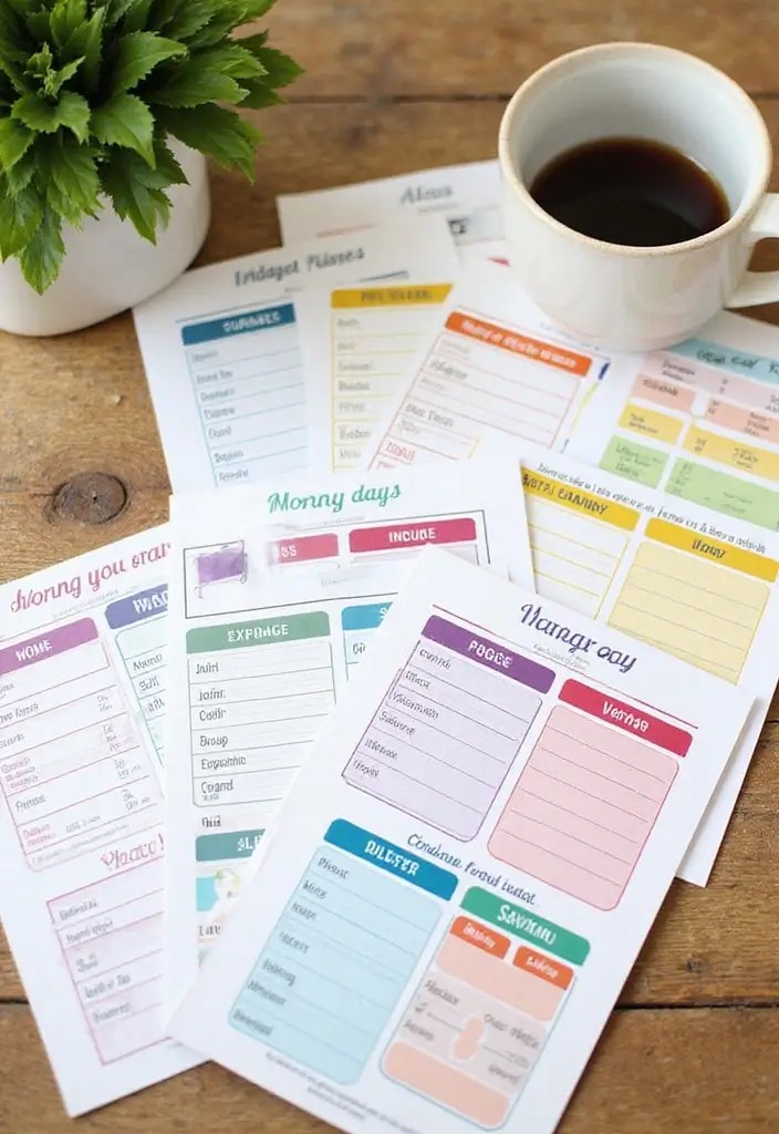 28 Freebie Ideas to Attract Customers for Small Business - 3. Printable Budget Planners