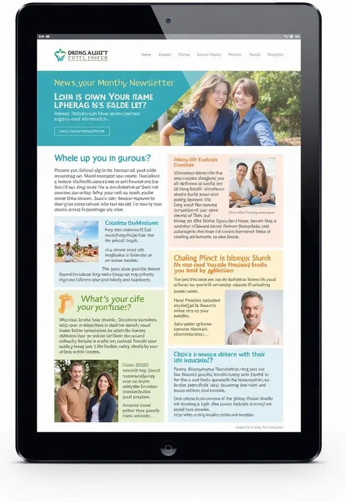 28 Life Insurance Marketing Ideas That Bring Clients - 11. Monthly Newsletter