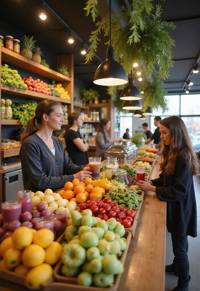 28 Profitable Small Business Ideas for Sustainable Entrepreneurs - 25. Organic Juice Bar