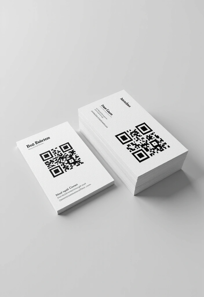 29 Creative Small Business Card Ideas for Branding - 18. Custom QR Codes