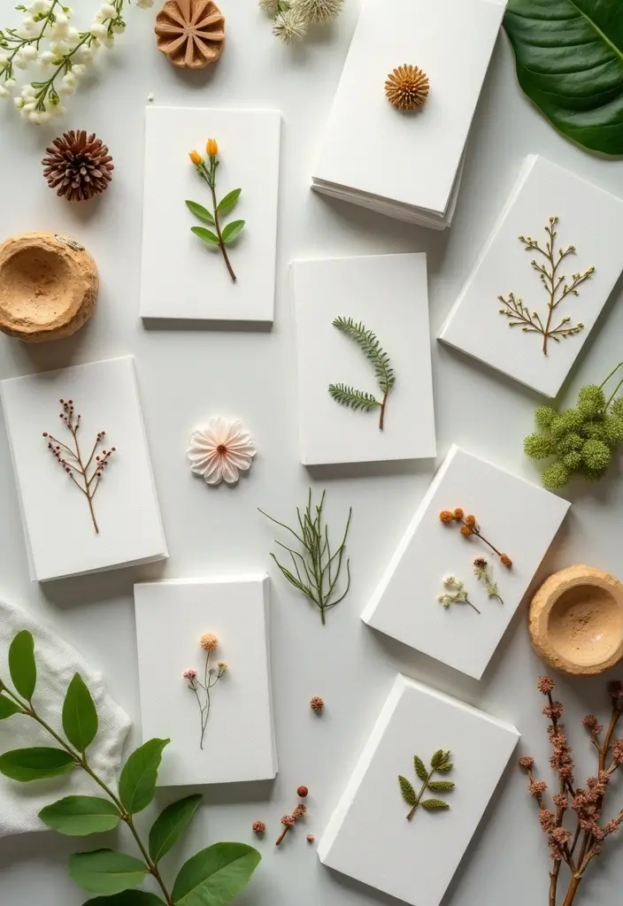 29 Creative Small Business Card Ideas for Branding - 22. Sustainable Embellishments