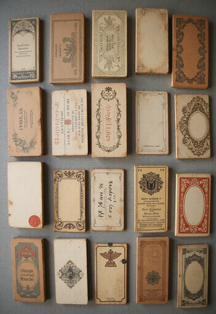 29 Creative Small Business Card Ideas for Branding - 23. Vintage Style