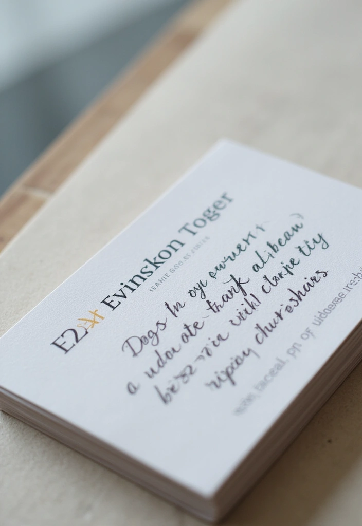 29 Creative Small Business Card Ideas for Branding - 24. Personalized Notes