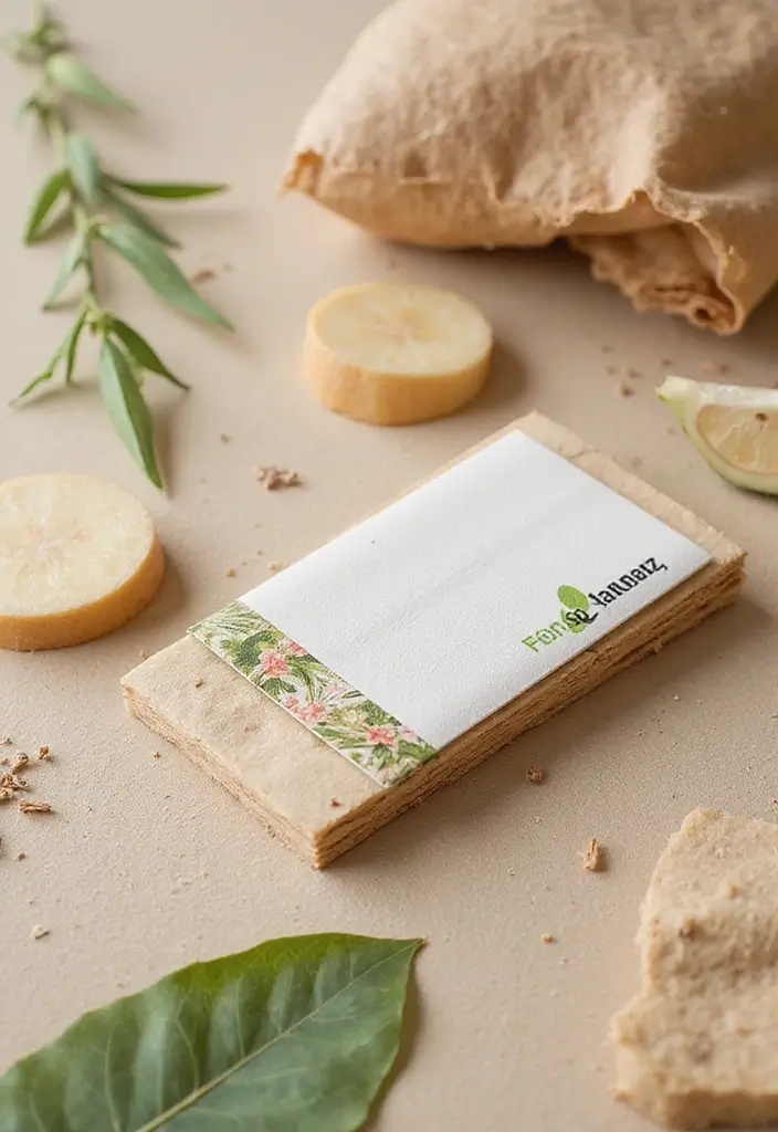 29 Creative Small Business Card Ideas for Branding - 3. Biodegradable Wonders