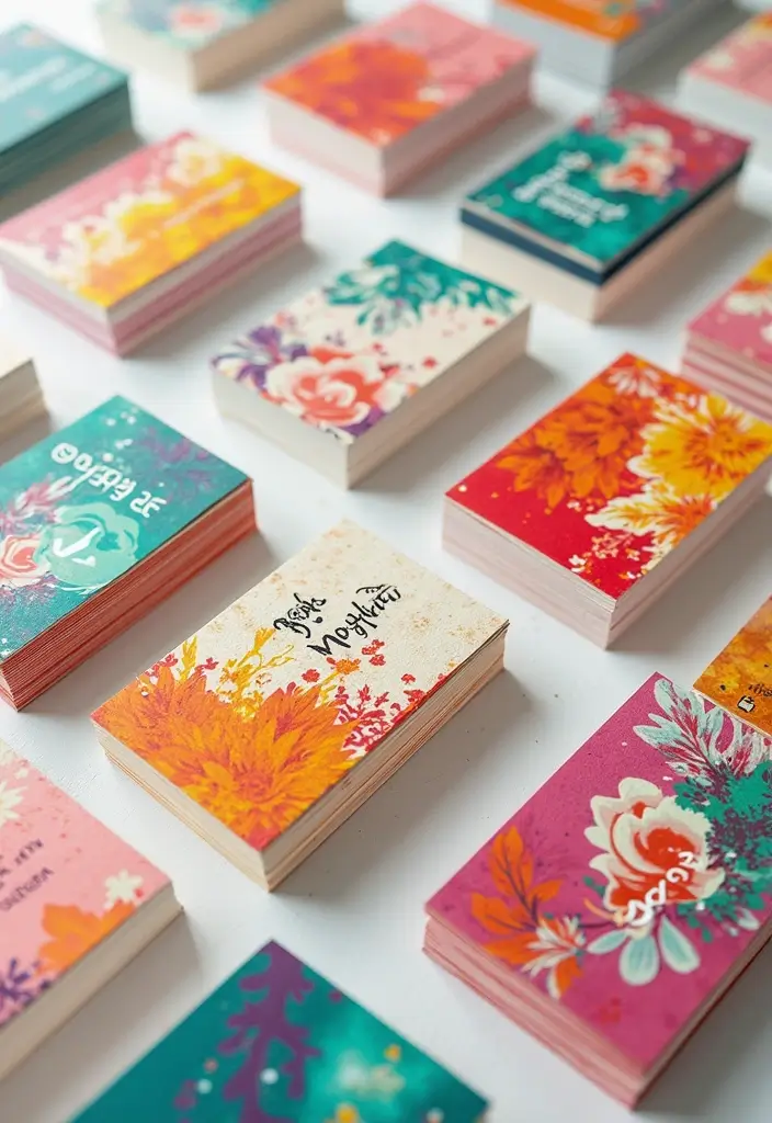 29 Creative Small Business Card Ideas for Branding - 4. Plant-Based Inks