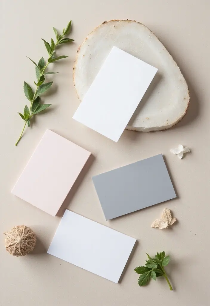 29 Creative Small Business Card Ideas for Branding - 8. Minimalist Aesthetic