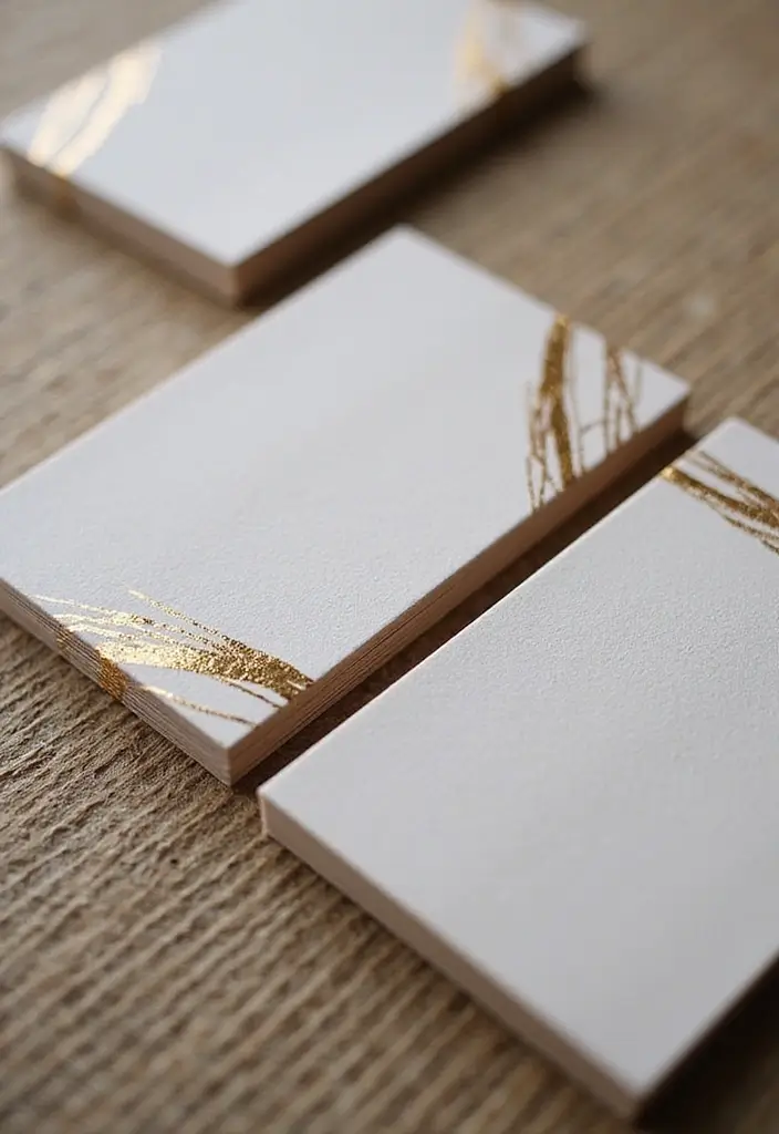 29 Creative Small Business Card Ideas for Branding - 9. Eco-Friendly Foil