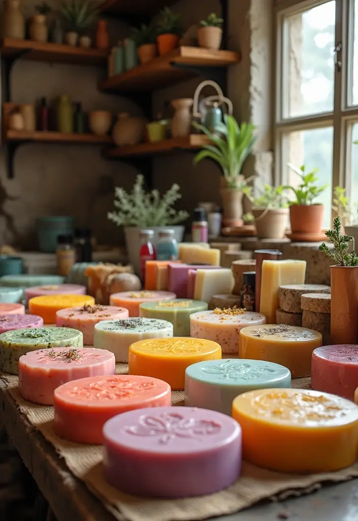 30+ Creative Small Business Ideas for Beginners - 21. Handmade Soap Making