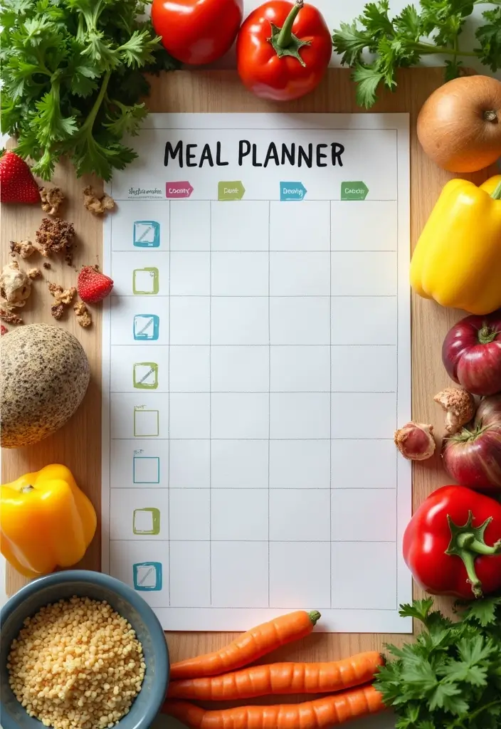 30+ Frugal Living Tips to Save More Every Month - 2. Meal Planning for the Win