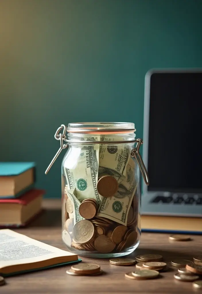 30+ Money Saving Jar Ideas to Grow Your Savings Fast - 15. The 'Learning Fund' Jar