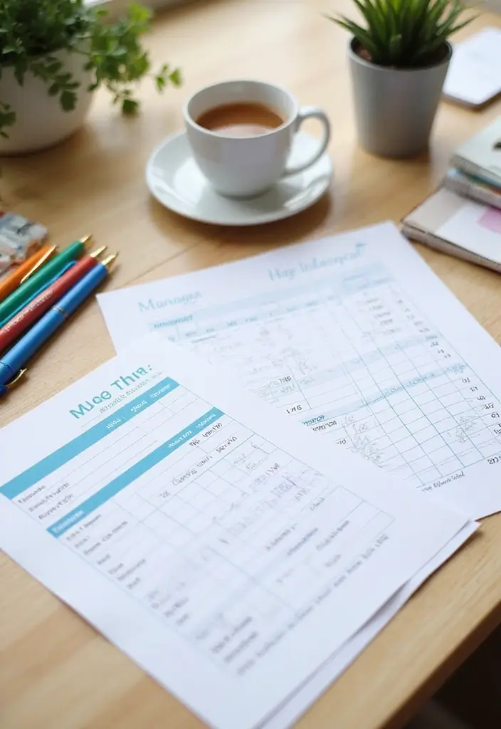 30 Things to Sell on Etsy That Are Always in Demand - 2. Printable Financial Trackers