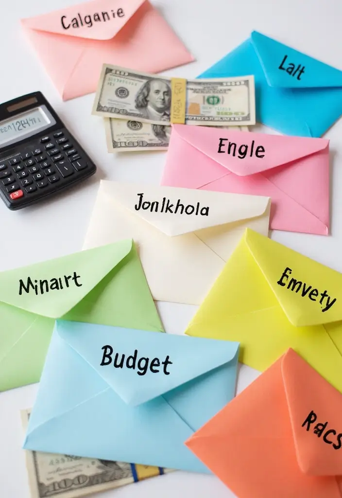 27 Monthly Bills Organization Ideas for a Stress-Free Budget - 8. Use Envelope Budgeting for Cash Bills